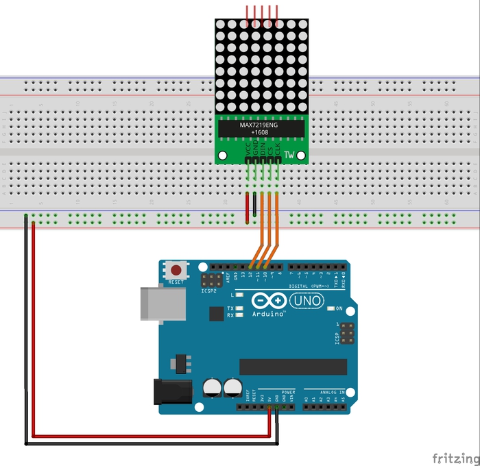 8x8 LED Matrix :: Arduino-tutorials